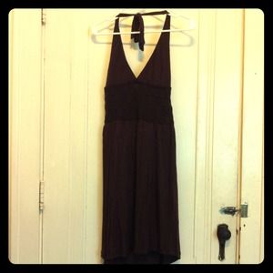 Brown Halter Top Dress
