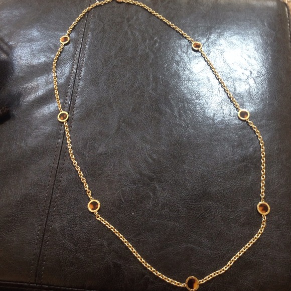 Tortoise Michael Kors necklace