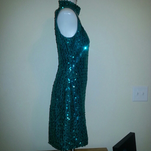 Vintage Sequin Cocktail Dress - Picture 2 of 3