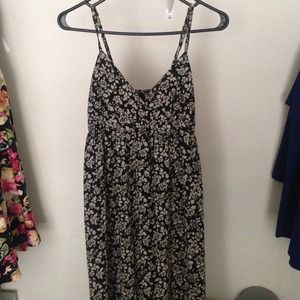 Vintage floral maxi dress