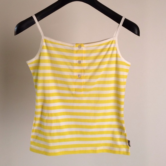 Burberry Yellow Stripped Tank