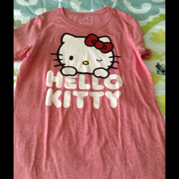Red hello kitty top