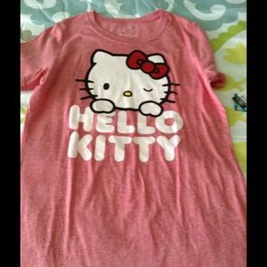 Red hello kitty top