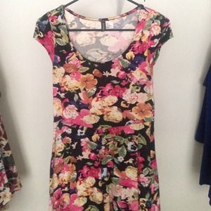 Floral skater dress