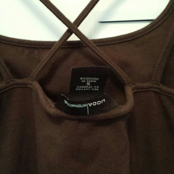Moda International brown dress