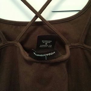 Moda International brown dress