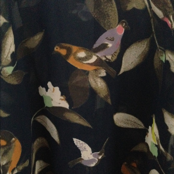 Blue Sheer Floral Tank Top - Picture 3 of 3