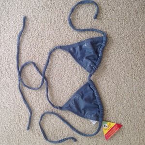 San Lorenzo grey triangle bikini top