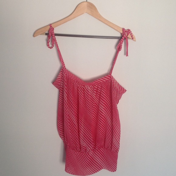 Forever 21 Pink and White Top