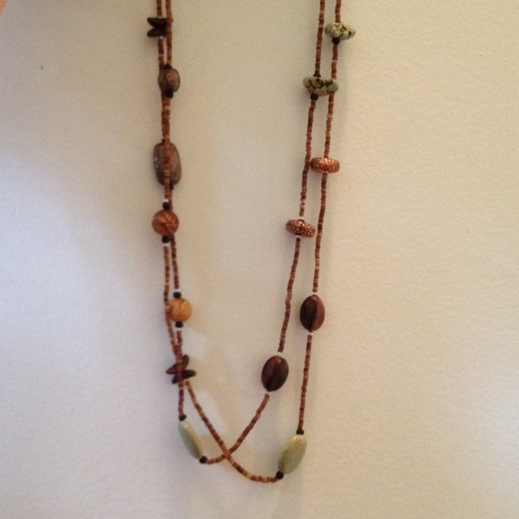 Silpada super long bead necklace