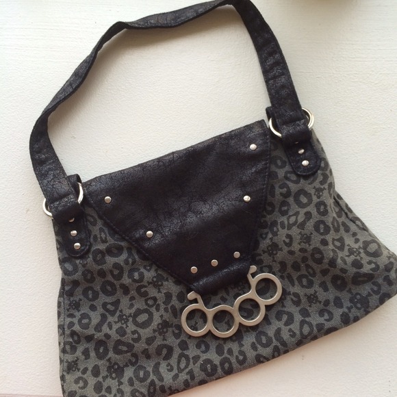 Leopard Print with Skulls and Brass Knuckles