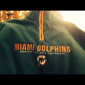 Men's Authentic Reebok Miami Dolphins Fleece