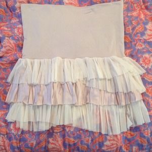 Free People ruffle underskirt NWOT