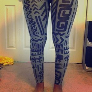 Printed tights from forever 21