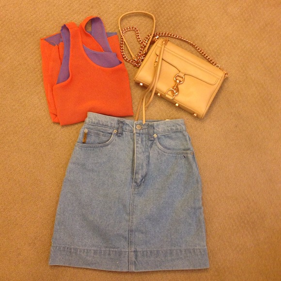 AUTHENTIC armani jeans denim skirt