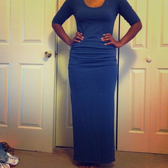 Victoria's Secret navy blue maxi dress