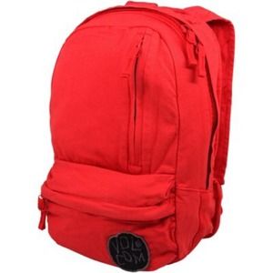 Volcom red slouch backpack.