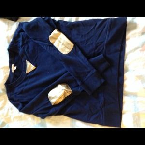 GAP navy crew sweatshirt with gold details size S