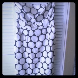 Banana republic tube dress polka dots