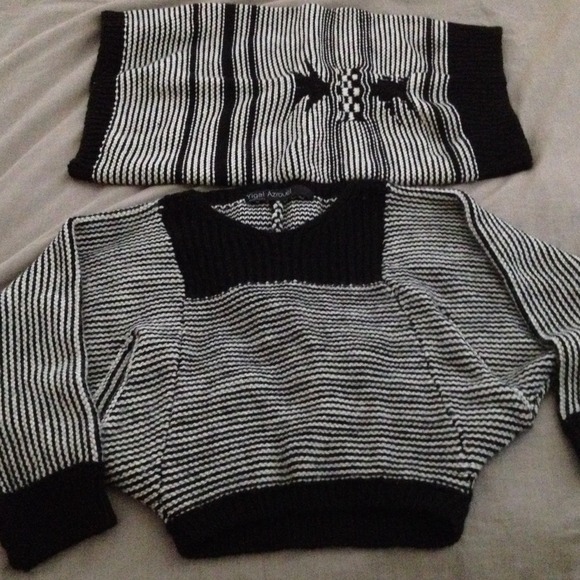 Yigal Azrouel Sweater with Scarf