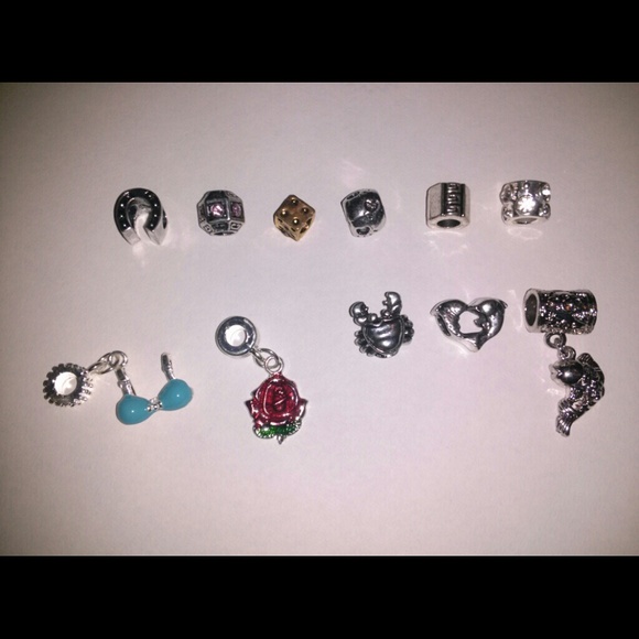 11 Different Pandora Style Charms