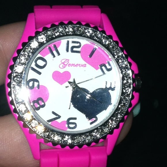 Geneva heart jelly crystal watch💕 - Picture 1 of 3