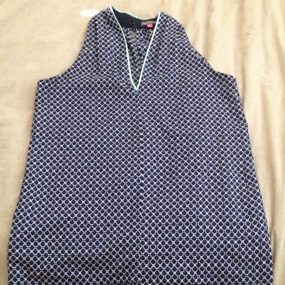 Vince Camuto - silk tank + Joie Ballet Flats