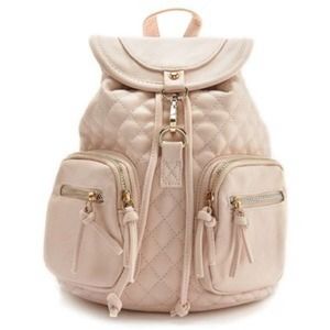 Charlotte Russe Drawstring backpack Pink and gold