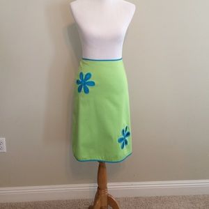 Blue and green skirt. The cutest skirt EVER!!