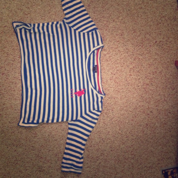 3/4 sleeve crop top