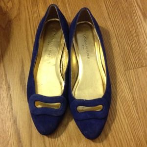 Banana Republic Royal Blue Leather Flats