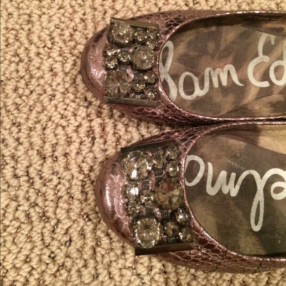 Sam Edelman "Caper" Jeweled Ballet Flat - Picture 2 of 3