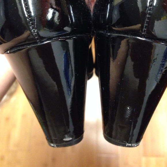 Black Wedge Shoes - Picture 3 of 3