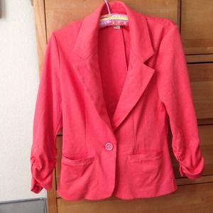 Orange/coral blazer and chevron shorts bundle!