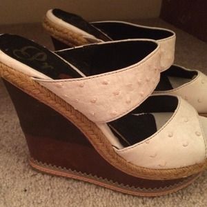 Platform sandals.. Worn once