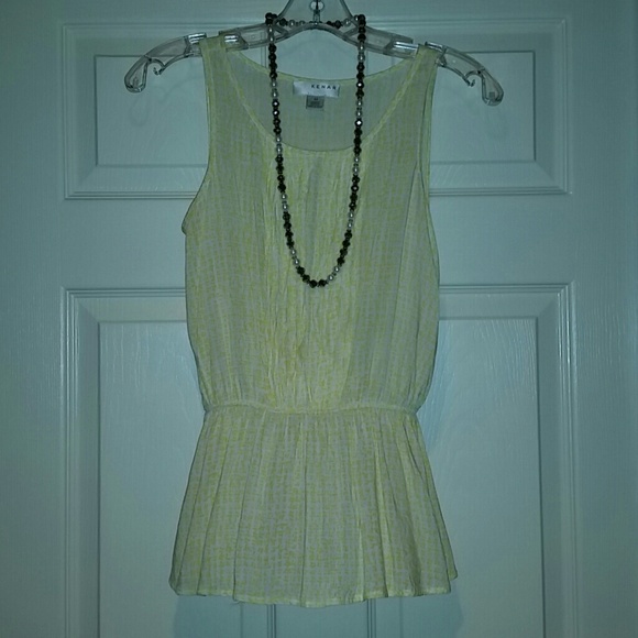 Kenar ~Sleeveless Flowy~ Peplum top