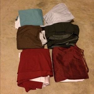 Bed skirt queen 6pcs