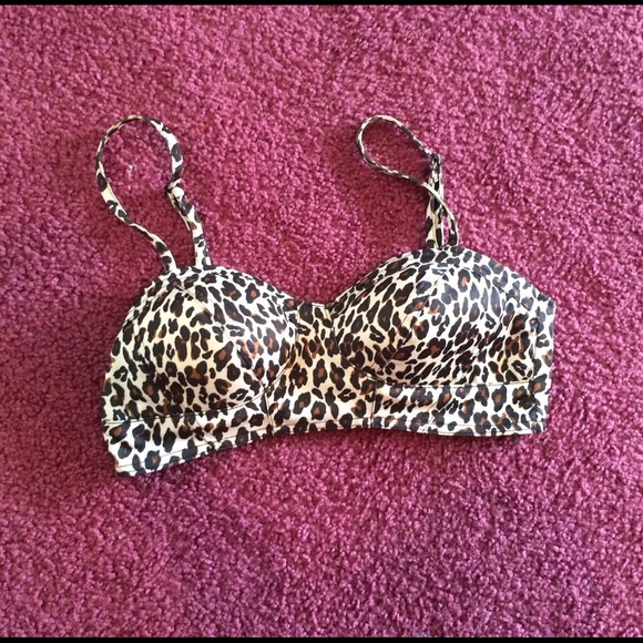 Cheetah print bandeau