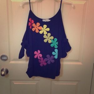 VaVa Cold Shoulder blouse