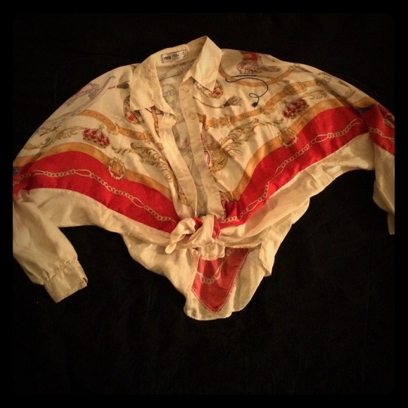 Versace inspired blouse 🔱💮🔱