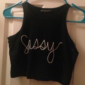 ❌SOLD ON VINTED❌Brandy Melville "Sassy" Dolce Top
