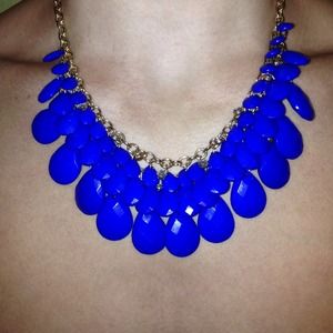 Blue necklace