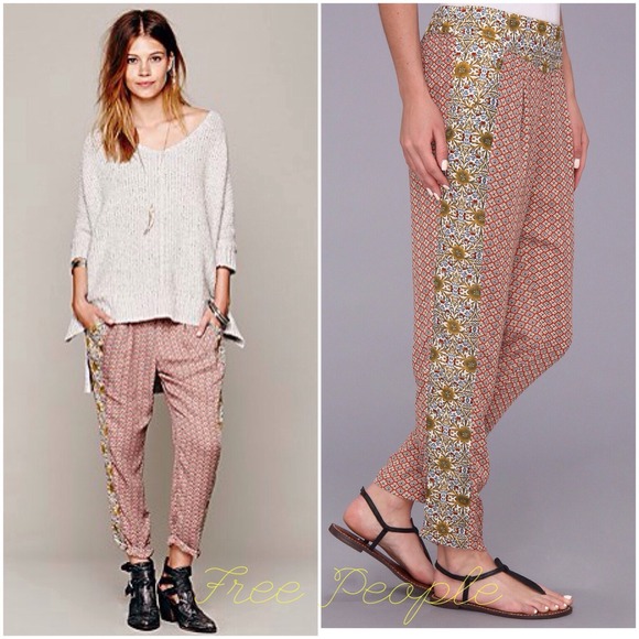Free People Pants - ⬇️WEEKEND SALE😍💕Free People print pants
