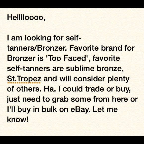In need of self-tanner