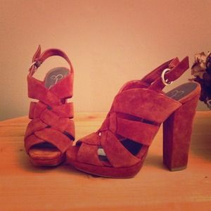 Jessica Simpson chunky heel sandals