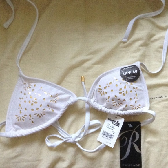 White swim top.