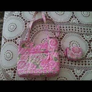 SALE!!!Vera Bradley petal pink Purse & wallet