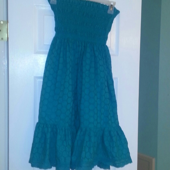 Teal sun dress size M
