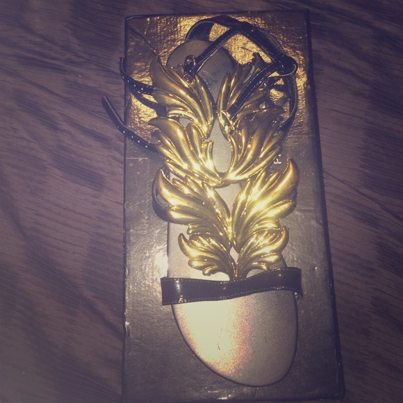 Giuseppe Zanotti Inspired Firewings Flat Sandals