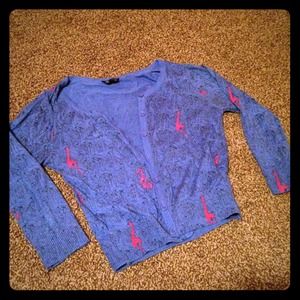 Topshop Flamingo Cardigan